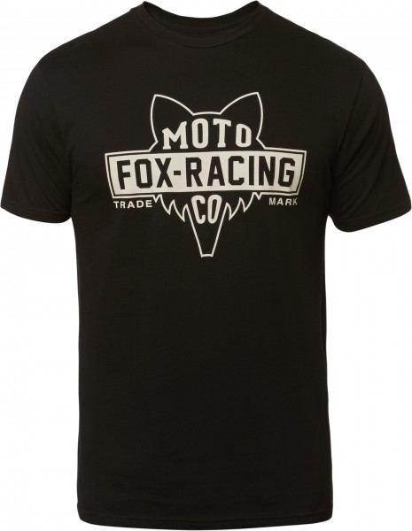 FOX Flat Head SS Premium Tee Black Grey